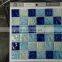 Exterior wall mosaic bathroom blue swimming pool ceramic swimming pool tile mosaic