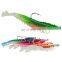 10cm/9g  Prawn bionic bait soft plastic Fishing Lure With Hook Sea Fishing silicone Shrimp Soft Lure