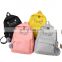 Customization College Bags Girls College School Backpack 4pcs Set Women Backpack Waterproof Canvas Backpack