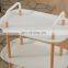 Side Table Sofa Tray White Nordic Coffee Small Accent Tea End Furniture Wooden Modern Bed Living Room Furniture Solid Wood