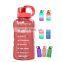 1000ml recycling outdoor sports shaker bottle anti slip portable BPA Free poly clear fitness bottle