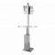 Stainless steel free standing toilet paper holder