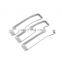 Silver Grille Grill Insert and Headlight Light Cover Trim Fit For 2018 Jeep Wrangler JL Sport/Sports