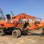 Doosan dh140w-7 wheel excavator , Used doosan dh140 dh150 dh160 dh210 excavators , Korea made machine