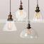 Vintage Glass Pendant Lights Modern LED Hanging Lamps for Living Room Loft Decor Chandelier