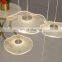 Lotus Leaf Pendant Light Luxury Long Stair Hanging Light Villa Living Room Dining Bar Creative LED Pendant Lamp