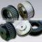 Aluminum & Plastic custom made timing pulleys