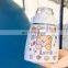 Wholesale Cute Stainless Steel Drinkware 1L Large Capacity Thermos Cup Insulated Water Bottles With Straw For Kids