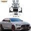 Ukiss Wide Bodykits For 2021 Benz E-class W213 Upgrade E63s 1:1 AMG Front car bumpers Grille Fenders Hoods Rear Diffuser tip