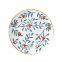 Bone China Dinnerware Set 4 Pieces Plate Set Garland Ceramic Tableware Wedding Charger Plate for Event & Catering