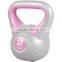 Vinyl kettlebell stylish colorful plastic-coated cement-filled 2kg-20kg