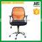 orange-black mesh office chair H-M08-BaO