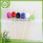 Wholesale Cheap first grade cocktail bamboo twist picks