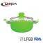 Aluminum ceramic pressed Sauce pot /Casserole pot with lid QD-TC101