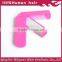 Pink color pocket mirror foldable comb