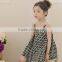 2016 latest korean style children clothes 4 year old baby girl hollow lace vest dress