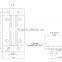 Elevator Sliding Guide Shoe DX4A, Lift Guide Shoe