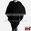 Wholesale hooded wool poncho crochet knit poncho