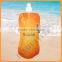 custom printed laminating shape plastic bag with spout for fruit juice