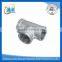 Made in China Casting Female Stainless Steel 316 3/4" Equal Tee