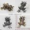 Unique Cute Plated Frog Shape Carve Full Shining Crystal Rhinestone Brooches and Pins B0053