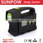 SUNPOW mini battery booster 23,100mAh super power bank portable 24V gasoline and diesel car jump starter booster battery charger