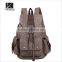 Simple canvas backpack/school backpack bags/custom logo hot sale canvas backpack
