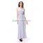 Women Flower One Shoulder Strapless Changeable Long Bridesmaids Party Maxi Dress