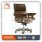 CM-B63BSmid back office chair seat cover leather executive office chair wooden chair
