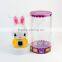 Plastic round doll packaging box