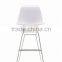 plastic bar stool, metal frame high plastic chair, plastic commercial bar stool high chairs DU-0924H