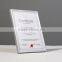 cheap high quality black white golden silver brushed aluminum photo frame