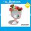 Factory directly rose shape plastic folding pocket mirror