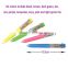 Top Rated Hot Sale Custom Cheap Plastic Shuttle Pens with Ten Colors of Ink Fashion Promotional Multiple Colors Ballpoint Pens