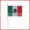 Serbia flag,factory wholesale polyester flag,14*21cm hand shaking flag