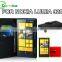 Best quality folded pu leather case for Nokia 920