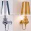 Most beautiful modern livingroom wall lamp gold sconce W4017