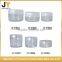 Fashion portable plastic travel cosmetic packaging jar wholesale plastic cosmetic pet jar