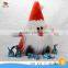 customize cheap plush snata claus christmas candy bag