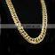 wholesale men fashion long chain design simple gold chain necklace