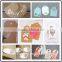 Fancy paper garment tag hang tags for clothing/jeans