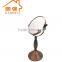 Bedroom red bronze magnifying cosmetic standing mirror