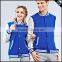 Newest style Men and women pure color sweethearts outfit baseball uniform cardigan add wool fleece jacket