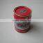 Tin can supplier beautiful round shape packaging tea tin box
