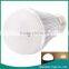 E27 7W 2800-3200K Warm White Light Radar Inductive LED Light Bulb