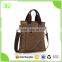 Multicolour Canvas Adjustable Strap Document Bag with Tote Handle