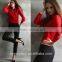 spring hot sale Chiffon Blouses women Long-sleeve Button Solid Shirt lady Slim blusas