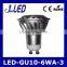 Aluminum 6*1w high power spotlight led