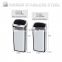 8 10 13 Gallon Infrared Touchless Dustbin Stainless Steel Waste bin steel trash can/dustbin/waste bin hotel room SD-007