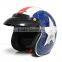 New design and popuare star ABS material motorcycle open face helmet for sale